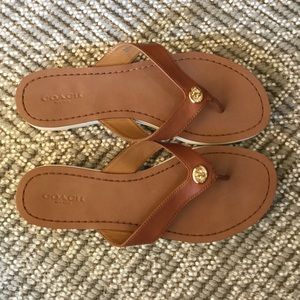 NWOT Coach Flip-Flop Sandals